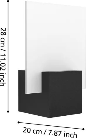 Eglo 98745 - Aplică de perete LED pentru exterior ADAMELLO LED/6W/230V IP44