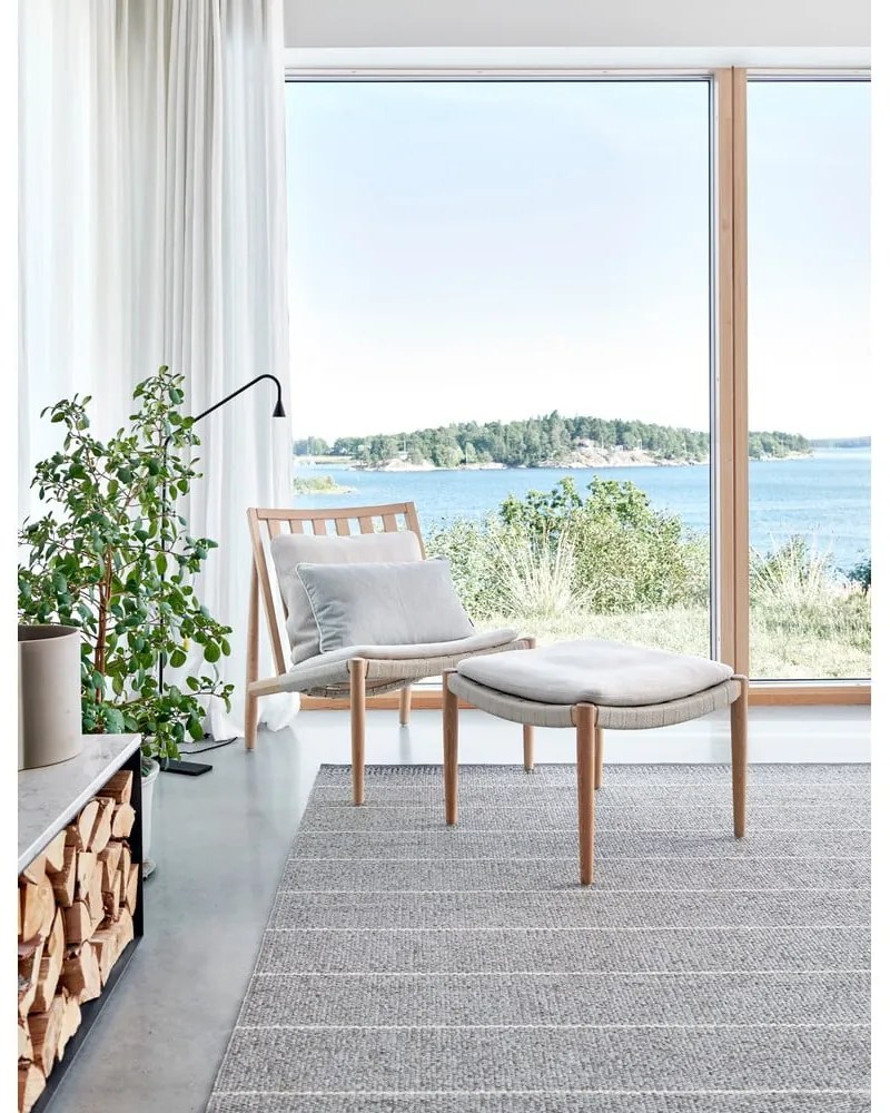 Covor pentru exterior și interior gri 60x125 cm Belle Concrete – Pappelina