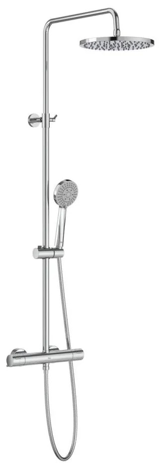 Roca A5A2F18C00 - Set de duș cu baterie termostatică VICTORIA, crom lucios