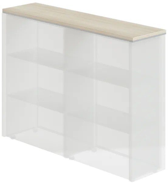 Panou superior Top Office Premium pentru dulap 2x lat, salcam deschis