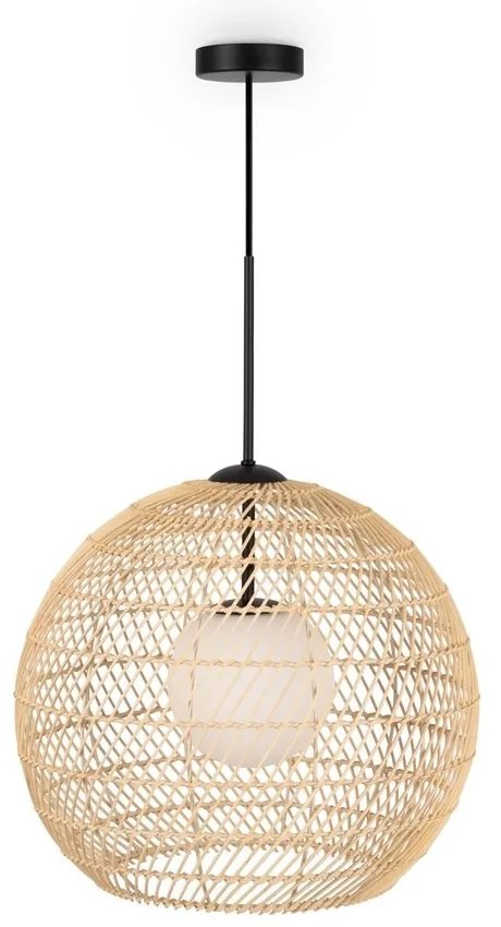 Lustra/Pendul design modern CANE 40cm bej