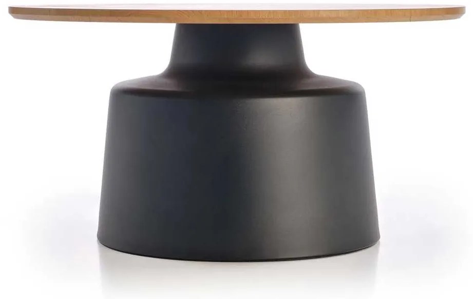 Măsuță de cafea Malaya, lemn natural / negru