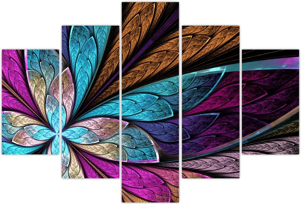 Tablou - Floare, abstracție (150x105 cm)