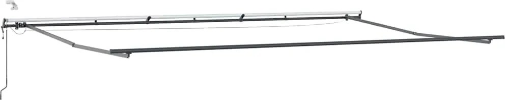 vidaXL Cadru de copertină Antracit 600 × 350 cm Aluminiu