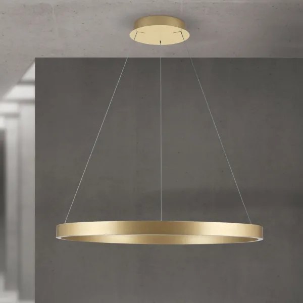 Orion - Pendul LED dimmabil KOLK, 80W, 230V, 2700/3000/4000K, Ø 80 cm, auriu