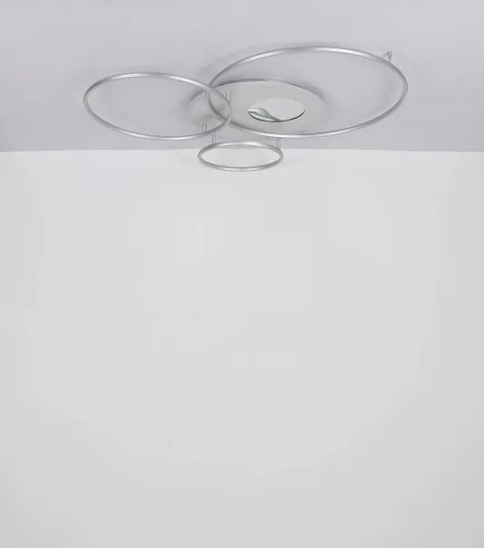 Globo 48466-70ASH-LED Plafonieră LED INVERTINA 70W/230V, Wi-Fi Tuya, crom, cu telecomandă