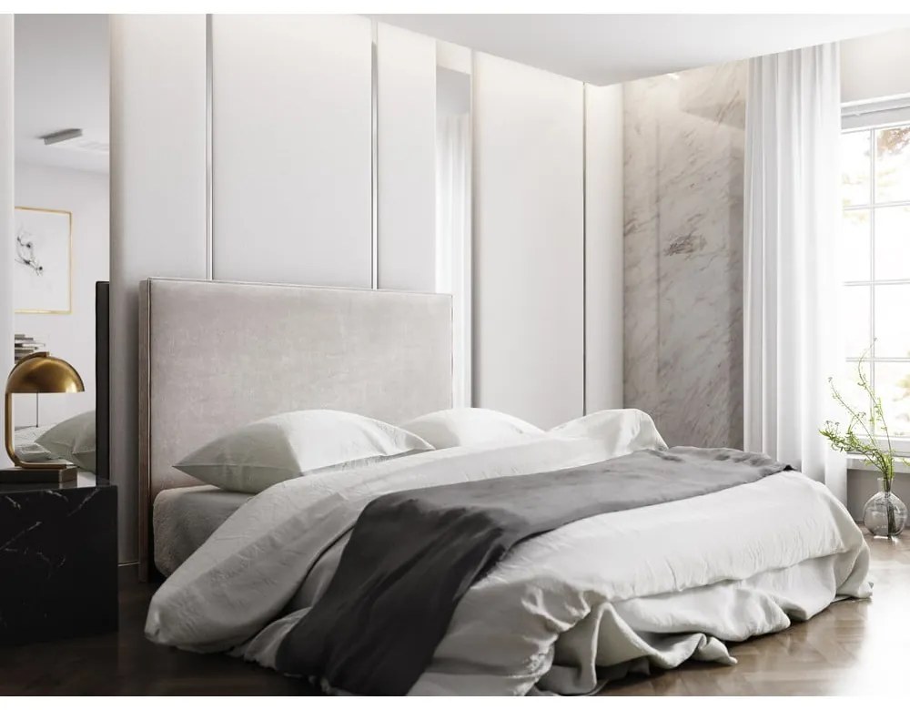 Tăblie de pat crem 140x120 cm Natalia – Milo Casa