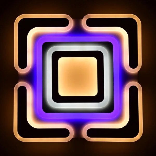 Plafonieră LED dimabilă Ecolite WALP201-RB/LED TIPO LED/120W/230V + telecomandă