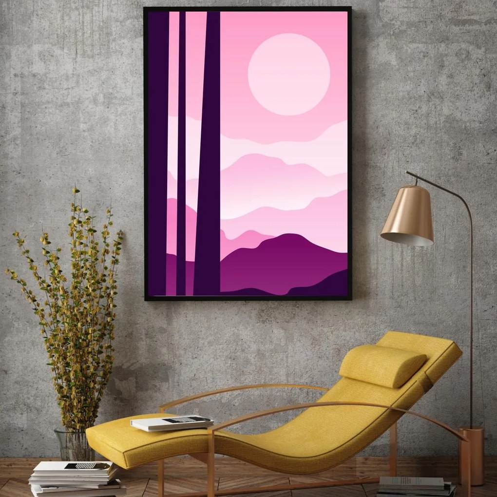 Poster - Peisaj montan (A4)