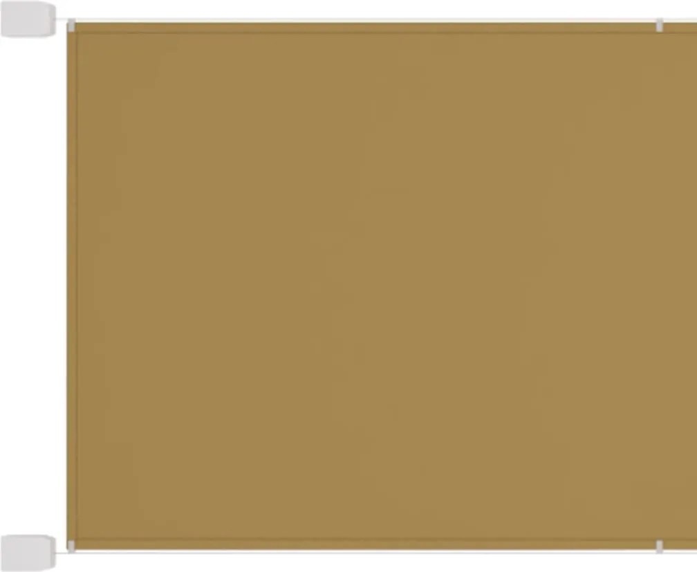 vidaXL Copertină verticală, bej, 140x270 cm, țesătură Oxford