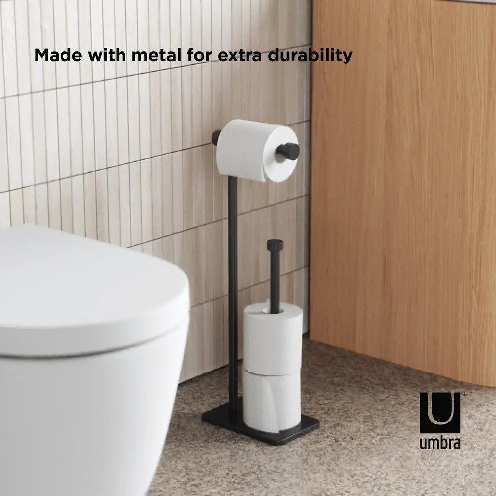 Suport pentru hârtie igienică din oțel Cappa – Umbra