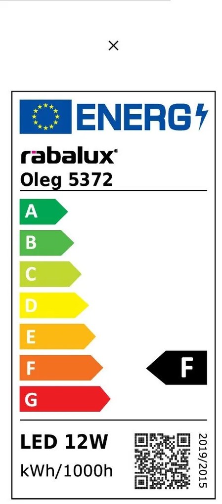 Plafoniera LED incastrabila pentru baie IP20/IP65 Oleg alb 12,3x12,3cm