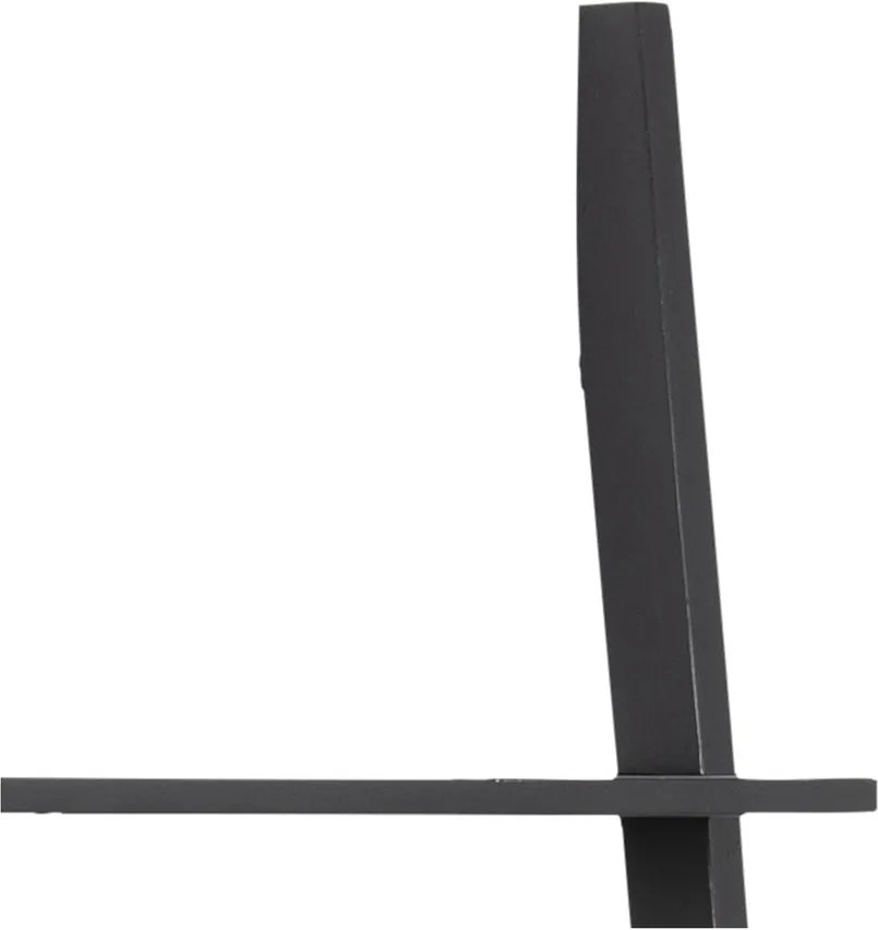 Bibliotecă de perete Actona Writex, înălțime 183 cm, negru