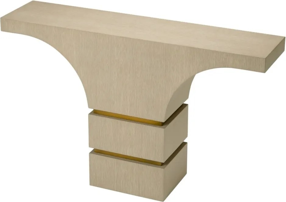 Consola design LUX, Furnir Stejar albit, Thaddeus