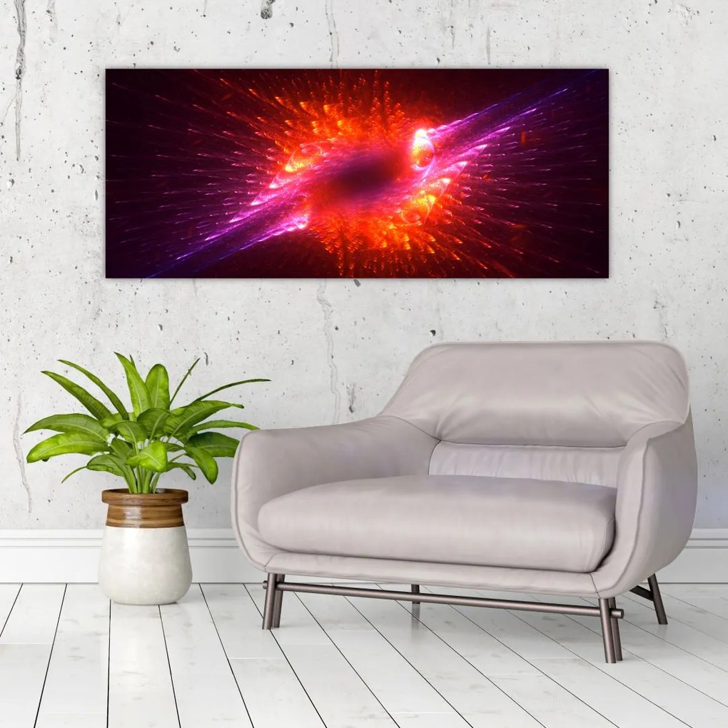 Tabloul modern abstract cu spini (120x50 cm)