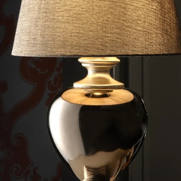 ONLI - Lampă de masă AMADEUS 1xE27/15W/230V gri