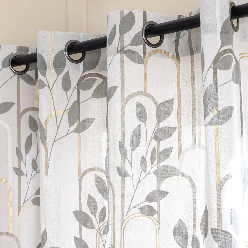 Draperie gri 140x240 cm Roseris – douceur d'intérieur