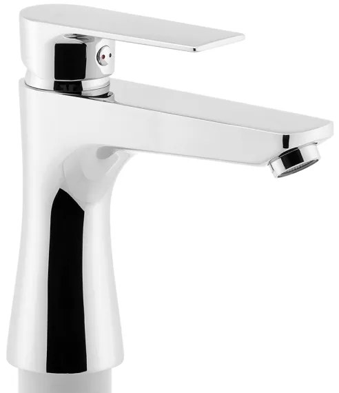 FERRO - Baterie pentru lavoar ALGEO SQUARE cu ventil clic-clac, crom lucios