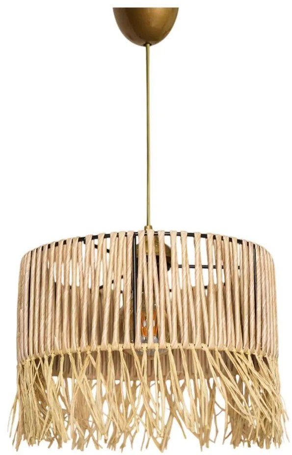 Lustră pe cablu RIMINI 1xE27/40W/230V bej