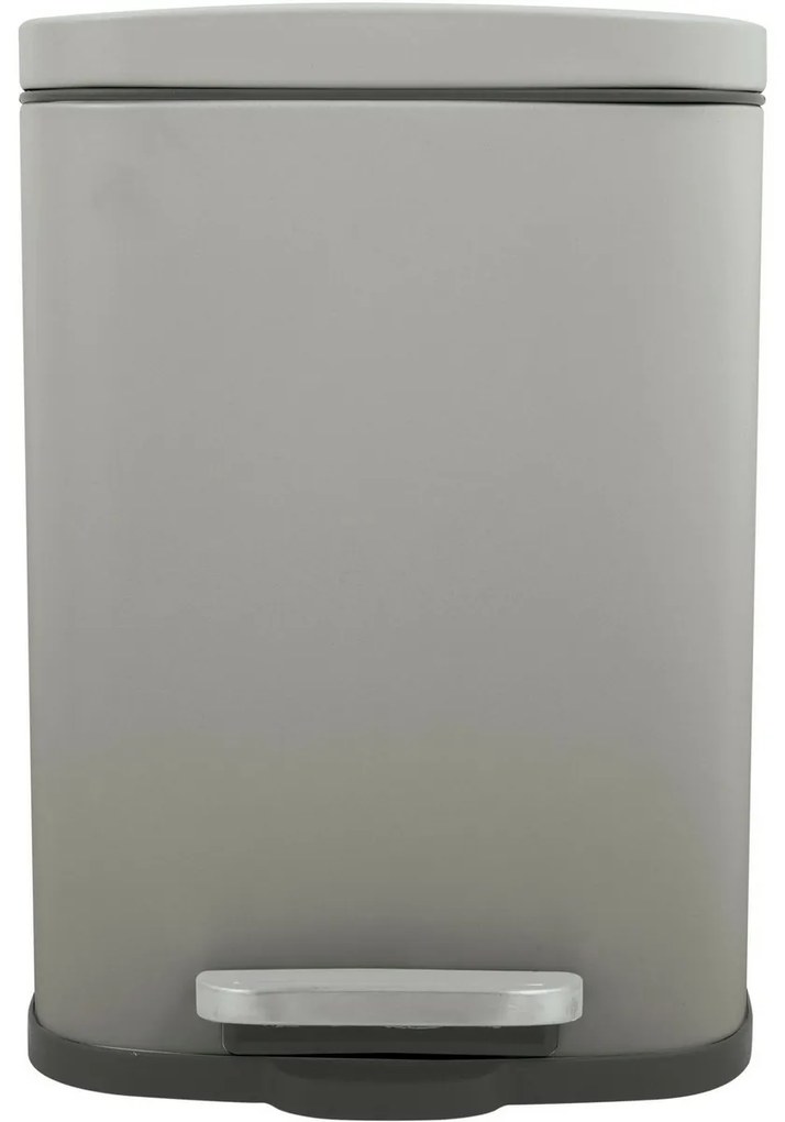 Coș de gunoi cu pedală soft-close Spirella Akira 12 l, gri-maro mat, 12 l
