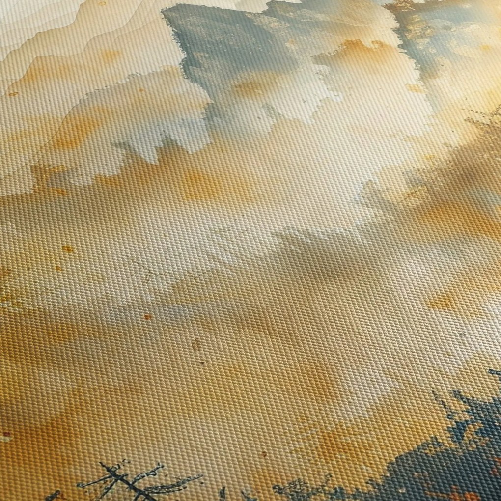 Tablou - Munți, acuarelă (150x105 cm)