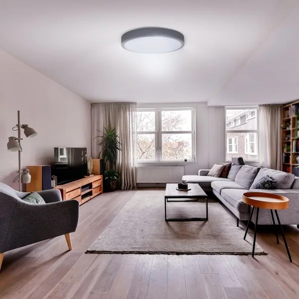 Solight WO8001 - Lampă LED reglabilă GREY 48W/230V 3000-6500K Ø38 cm + DO