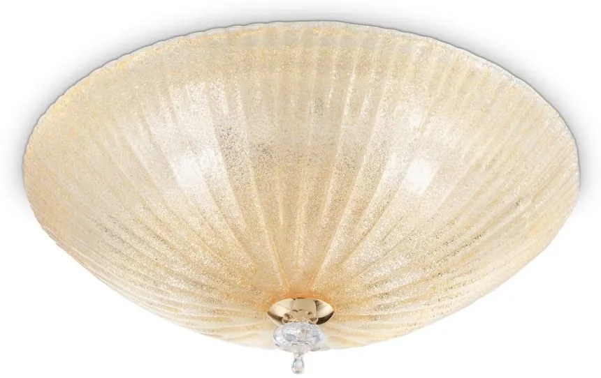 Plafoniera eleganta diametru 50cm SHELL PL4, Amber 140186