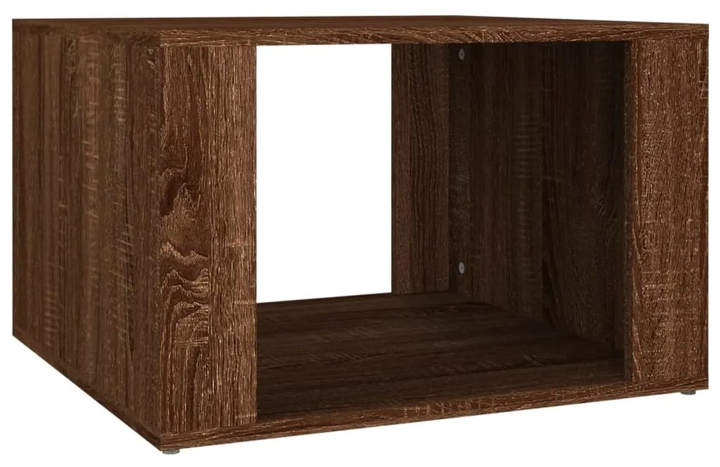 816559 vidaXL Noptieră, stejar maro, 57x55x36 cm, lemn compozit