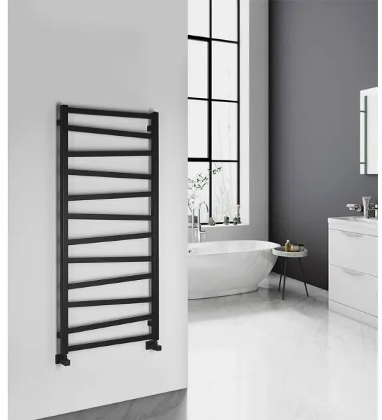 Sapho - Radiator de baie ZIG, 601 W/230 V, 60 x 133 cm, negru