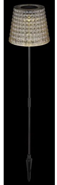 SET 2x corp de iluminat LED solar Globo 36635-2S SOLAR LED/0,06W/3V IP44 gri