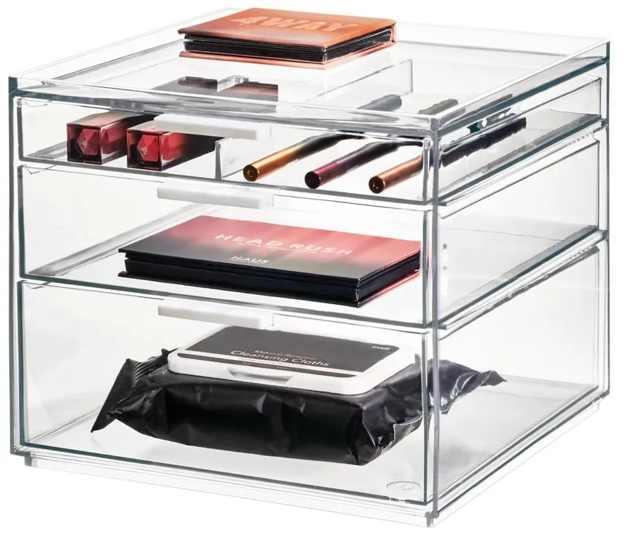 Organizator de baie pentru cosmetice din plastic reciclat – iDesign