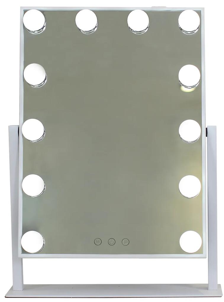 Oglindă sistem iluminare LED cu 3 culori, Senzor Tactil, Luminozitate Reglabilă, Alb, GLAM 12W