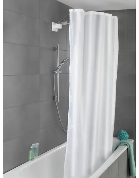 WENKO 23863100 - Suport de duș 96x72 cm oțel inoxidabil/alb