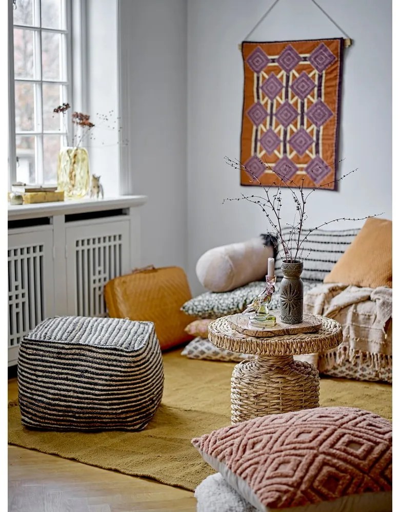 Vază maro din gresie lucrată manual (înălțime 21 cm) Gerde – Bloomingville