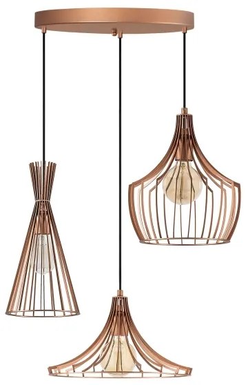 Lustră pe cablu MEZOPOTAMYA 3xE27/40W/230V