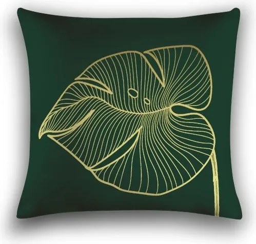 Husa de perna din microfibra VENECIA 45x45 cm, verde inchis