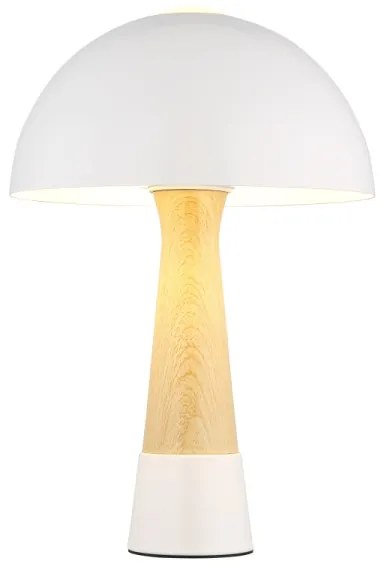 Globo 51570122 - Lampă de masă PAULIN 1xE27ILLU/40W/230V albă