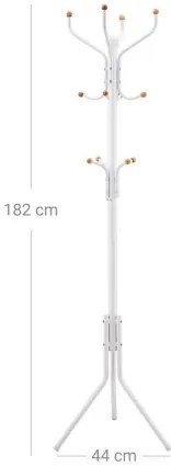 Cuier de podea LINEA alb