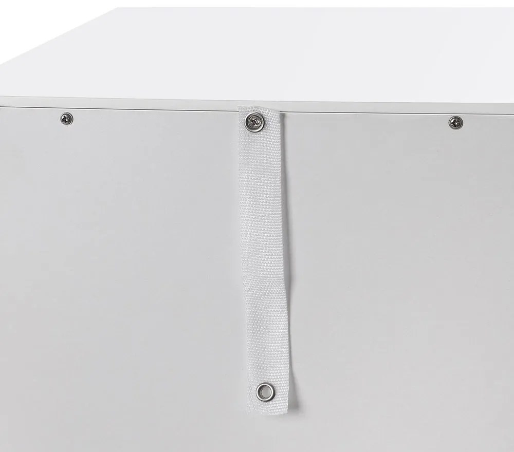 Dulap pentru baie cu 4 sertare PAULA, 30x30x82cm, alb Vasagle