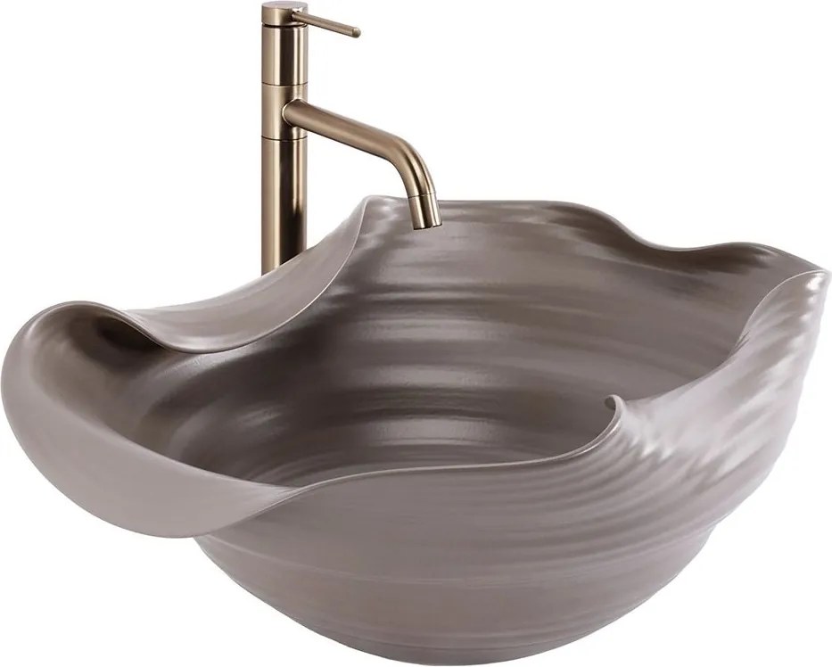 Lavoar ceramic pentru blat REA HM-66TB Handmade ART