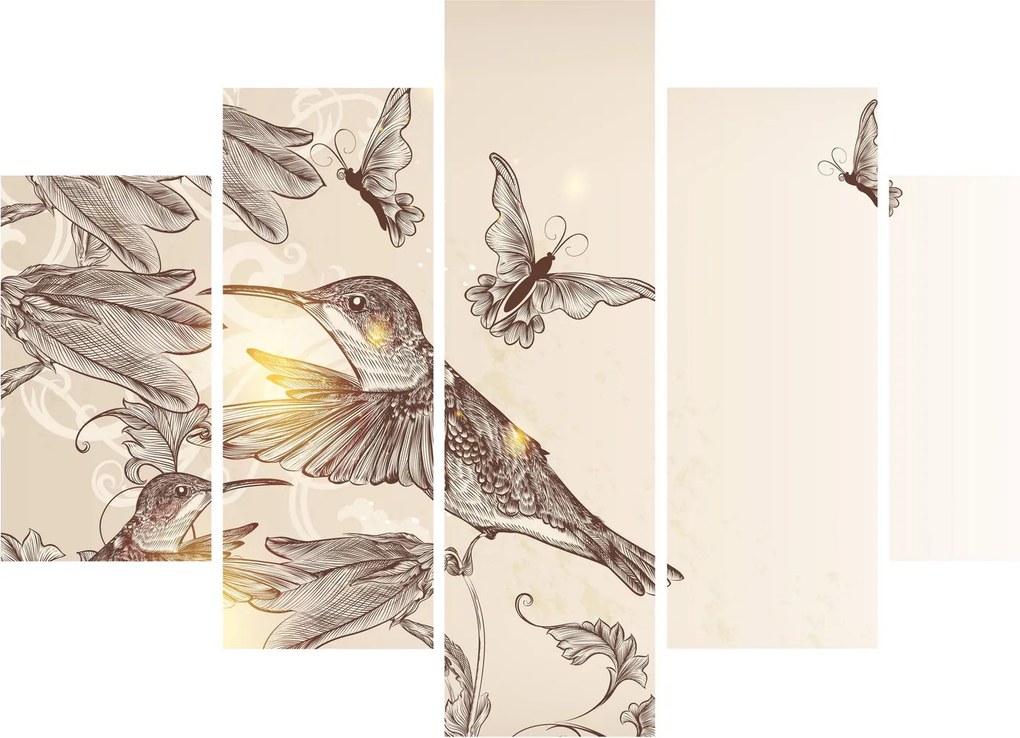 Tablou - Colibri (150x105 cm)