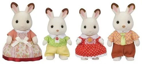 Sylvanian Families Familie de iepurași"ciocolată", noi