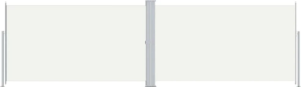 vidaXL Copertină laterală retractabilă, crem, 180x600 cm