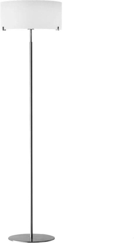 Cpl F7 - Lampă de podea cu abajur alb din sticlă