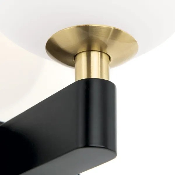 Aplică pentru baie Orion WA 2-1375/1 MARA 1xG9/20W/230V IP44 negru