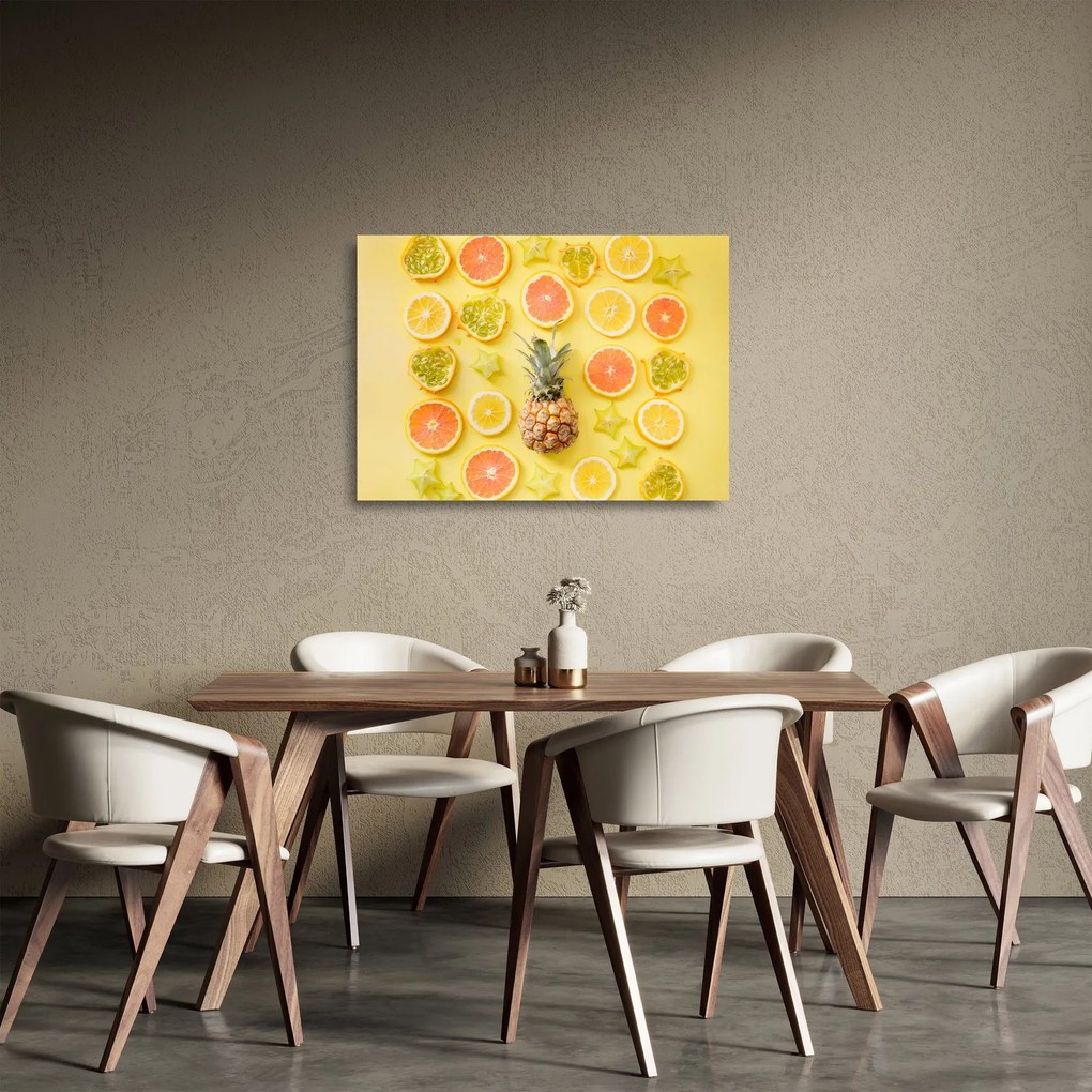 Tablou pe sticlă cu fructe (70x50 cm)