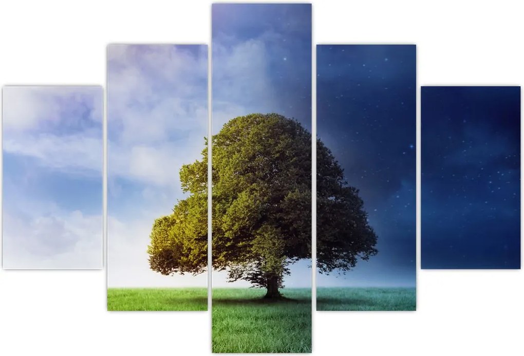 Tablou - Noapte și zi (150x105 cm)