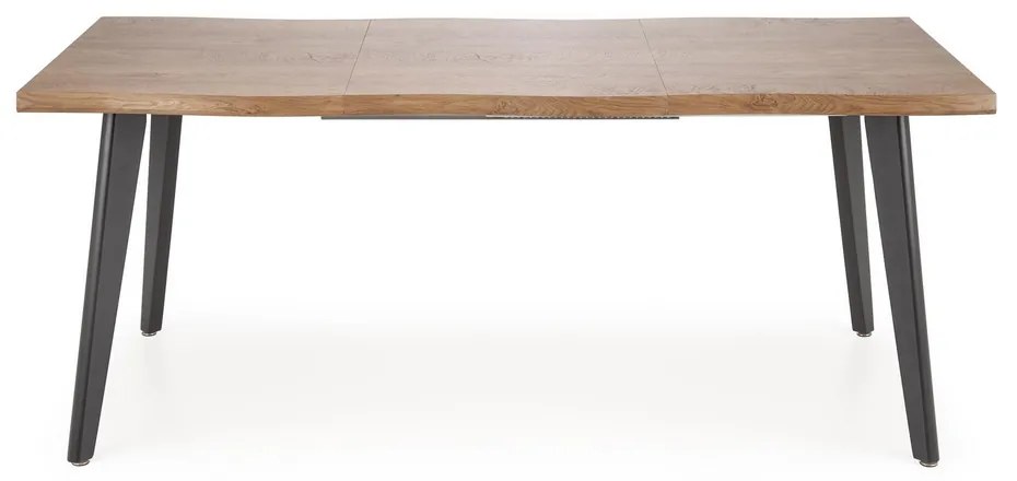 Masa de bucaterie Dickson II, lemn natural / negru