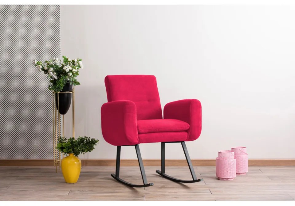 Fotoliu Tip Balansoar Kono, Fucsia