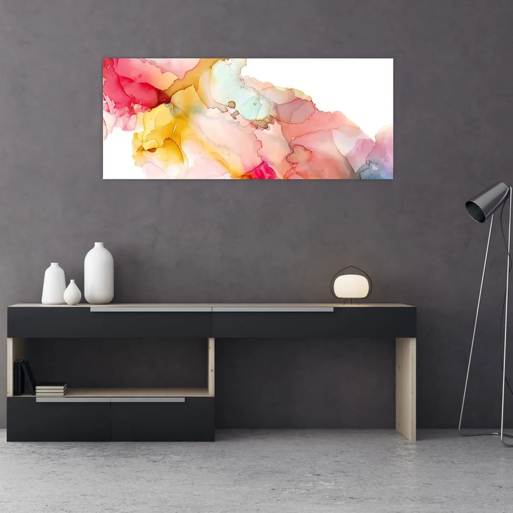 Tablou - Abstract din cerneală (120x50 cm)